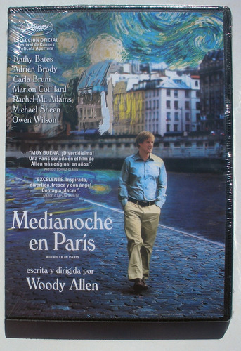 Dvd - Medianoche En Paris - Woody Allen - Cerrada