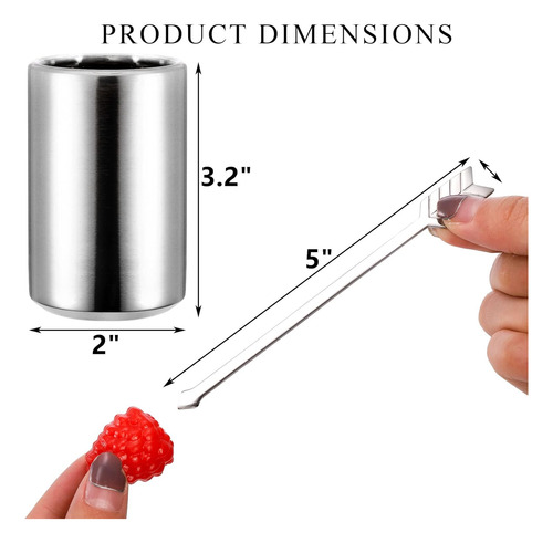 Palillo De Dientes Deayou Para Cocteles De Acero Inoxidable