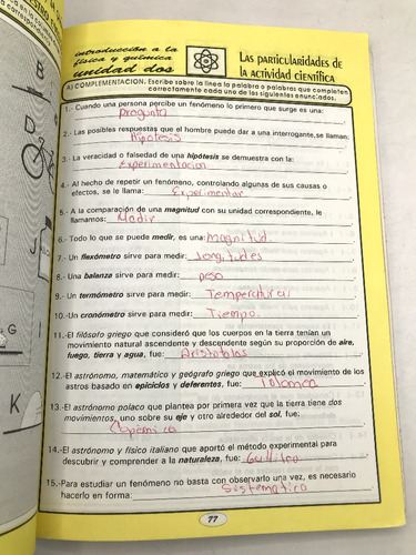 Guía De Evaluacion Integral 1 Secundaria Prof. Sanchez Gonza (Usado)