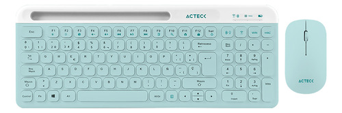 Kit Teclado Mouse Acteck Slik Mk720 Inalambrico 96% 4000dpi