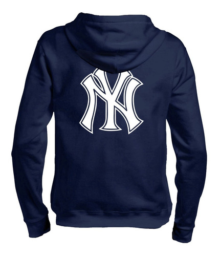Sudadera Hoodie New York Yankees Marino Precio Especial!!
