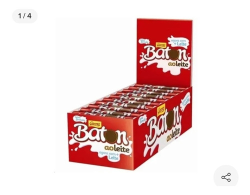 Chocolate ao leite Baton Garoto 16 g