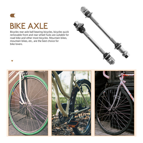 Eje Trasero De Repuesto Para Bicicleta Antes Y Después, 2 Un