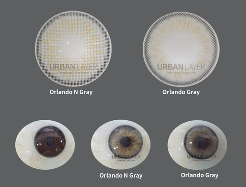 Imagen 9 de 10 de Urban Layer - Orlando N Gray Lentes De Contacto Anuales