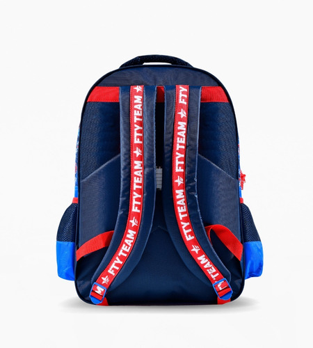 Imagen 3 de 6 de Mochila 18 PuLG Espalda Escolar Futbol Pelota Footy Luz Led