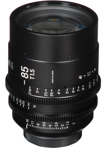 Sigma 85mm T1.5 Ff High-speed Prime (ef Mount, Meters)