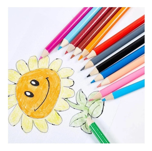 Imagen 4 de 7 de Kit De Arte Dibujo Colores Crayolas Artística