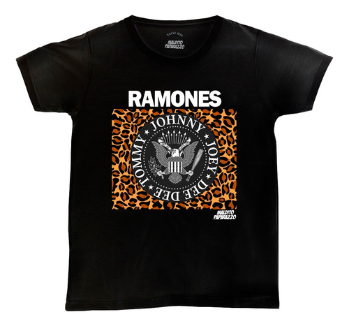 Ramones Animal Print  - Remera 100% Algodón