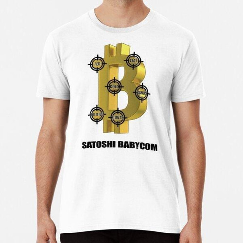 Remera Apunta A Bitcoin Algodon Premium