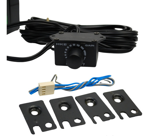 Caixa De Som Automotiva Amplificada Slim 8 Pol Carro 200w 4 Ohms