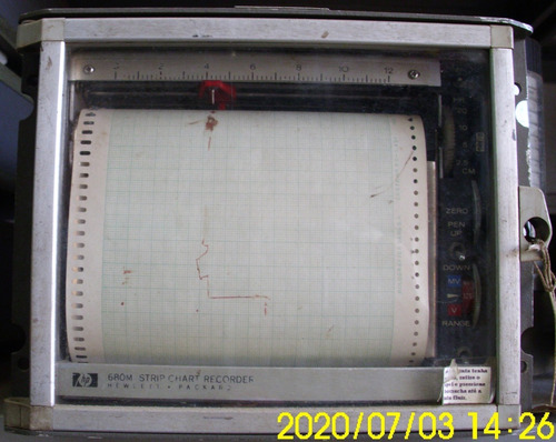 Plotter Hp 680m Strip Chart Recorder Do Ano De 1968