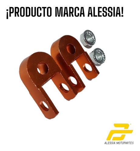 Extension Para Amortiguador Naranja, Universal Ext-002