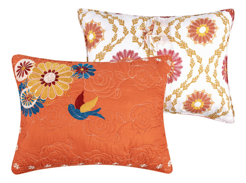 Funda De Almohada Estándar Color Naranja Topanga