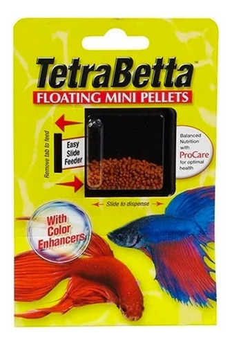 Alimento de peces que mejora la coloración Tetra Betta Mini Pellets 4.5g