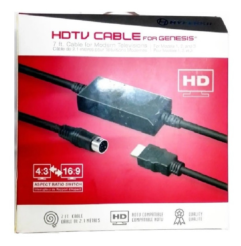 Cable Hdmi Hyperkin Para Sega Genesis 1 - 3 Leer Descripción