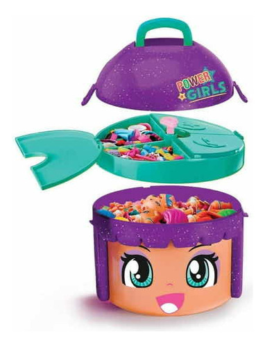 Set De Contenedor Pinypon Power Girls Fuguras Incluidas