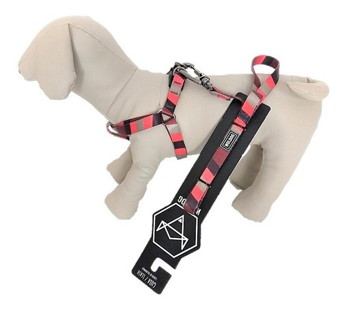 Peitoral Amer C/ Guia Para Cachorro Pequeno P(tórax35a51cm) 