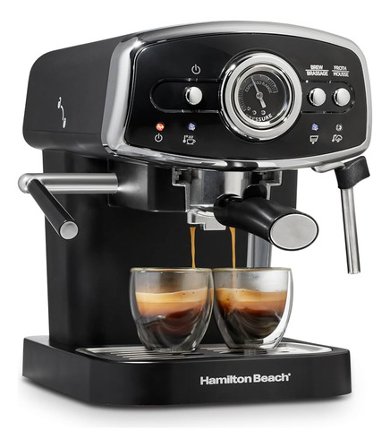 Combo Cafetera Hamilton Beach Barista Espresso + Molino