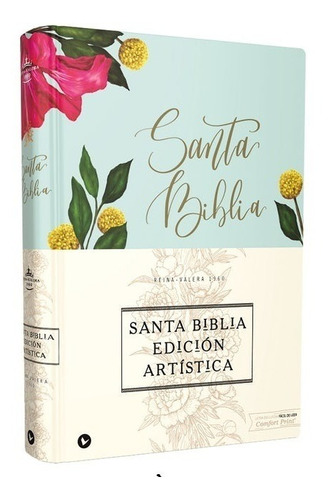 Biblia Rv/60 Edición Artística Tapa Dura-tela-floral