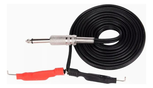 Clipcord Cable Siliconado Negro Tattoo