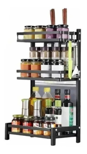 Rack Organizador Especiero Multiuso Cocina 3 Niveles Xl/ Pix