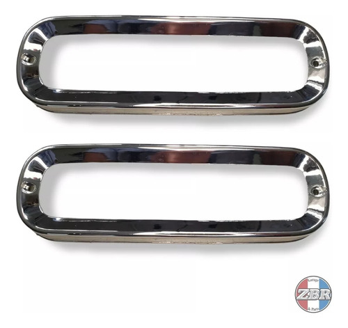 Lente Aro Pisca Seta Dianteira C10 D10 Veraneio Cristal Par