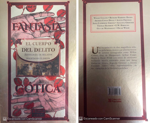 Fantasia- El Cuerpo Del Delito, Antologia De Relatos
