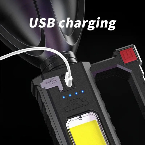 Linterna Cacería Light Super Ak47 Usb Recargable+trípode