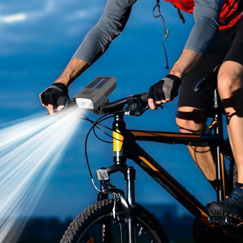 Luz De Cabeza Solar Para Bicicleta Luces Solares Para Montar