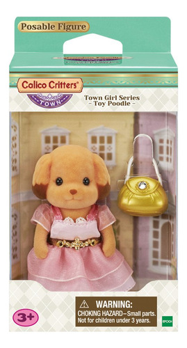 Calico Critters Serie Town Girl - Caniche De Juguete -