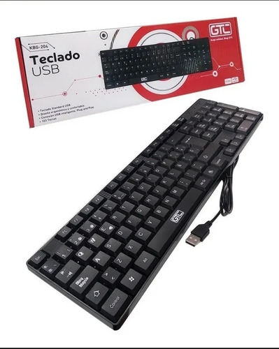 Imagen 5 de 5 de Teclado GTC KBG204