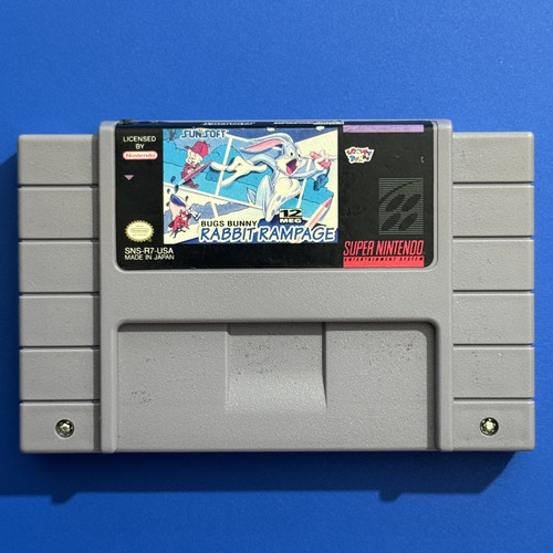 Bugs Bunny Rabbit Rampage Snes Original (Usado)