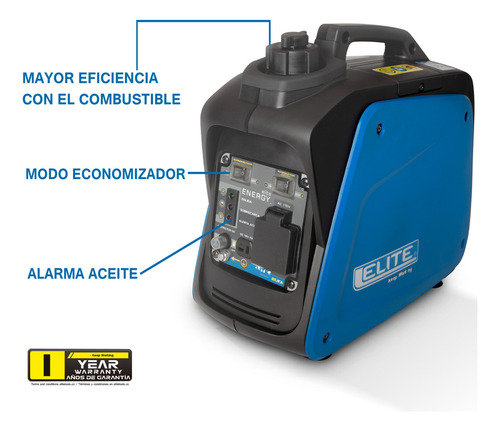 Planta Generadora Elite 2g10i Inversor 800w Gasolina Ultra S