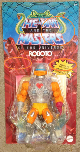 Roboto Mini Comic Motu Origins Cartón Con Detalles Sellado