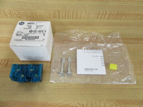 Allen Bradley 800tc-xav Contact Block Aam