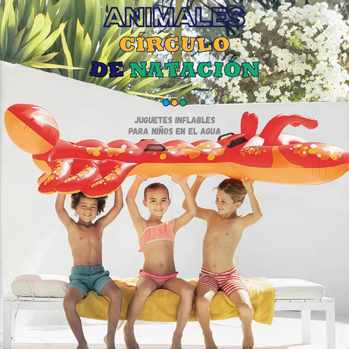 Flotador Inflable Cangrejo De Río Alberca Niños Y Adultos