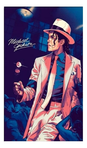 A Pintura De Diamantes 5d Diy 40x60cm - Michael Jackson R4