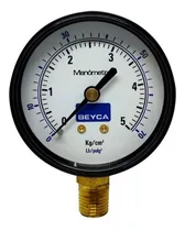 Comprar Manometro Beyca 100mm Rosca 1\u002F2 Salida Inferior 5 Kg