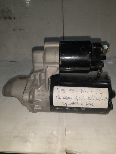 Arranque Para Alfa Romeo 33,145,146,m/1.2,1.5,1.6,1.3d 83/96