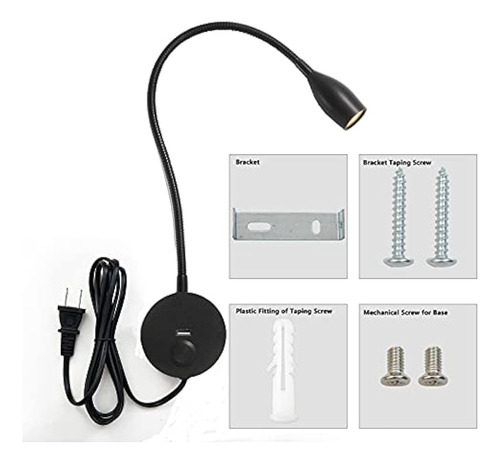Crisetek Interruptor Táctil Luz Led De Lectura Regulable Con