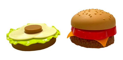 Comida De Juguete Encastre Hamburguesa Juego Comidita Niños