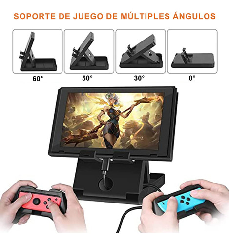 Estuche Kit 27 En 1 Accesorios Nintendo Switch Oled Transpar