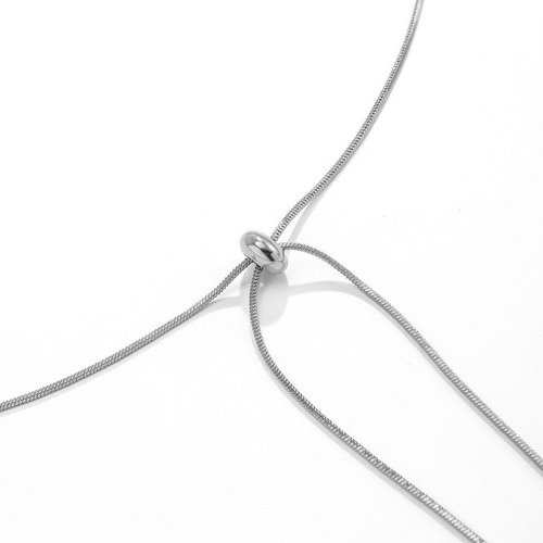 3 Gargantillas De Cadena De Nudo Collares Con Colgante Chic