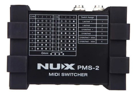 Nux Pms2 Midi Switcher Interface De Audio Externa