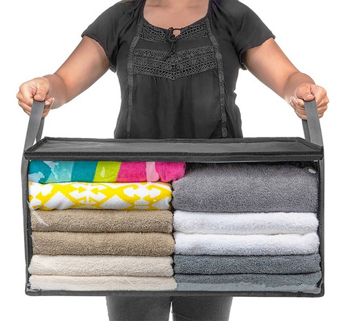 Caja Organizadora De Colchas L82pcs, Plegable, Portátil, Api