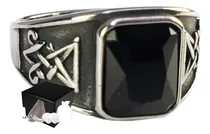 Comprar Combo Anillo Sigilo Baphomet Delgado Sello Satanás Acero Ino