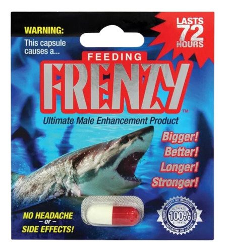 Pastilla Feeding Frenzy Masculina Usa Efecto Enhacement 1pz