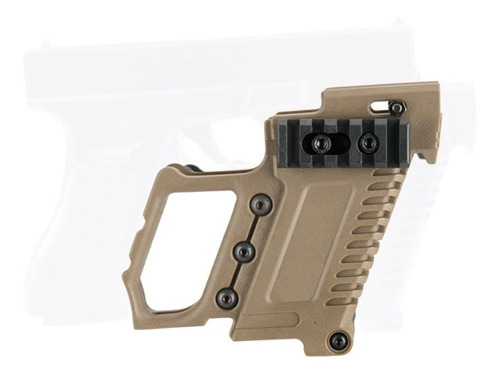 Adaptador Carbine Glock Airsoft Kit-tan Greengas Xchws C