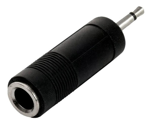 L3nz Adaptador De Plug De 3.5mm A Jack 6.3mm Negro (mono)