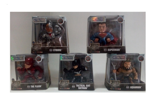 Metalfigs Figura Original Dc Justice League Juego X5